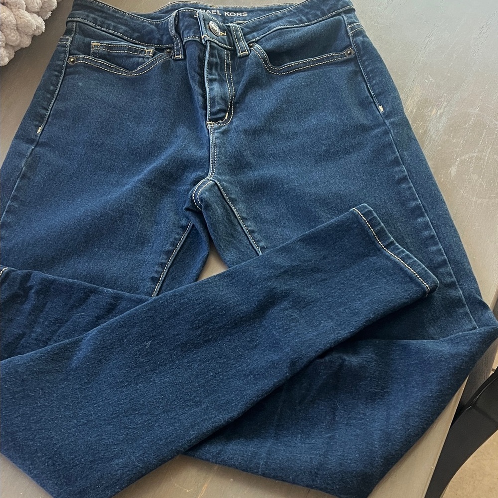 Michael Kors Dark Blue Skinny Jeans